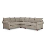 Alexander Roll Arm L-Shaped Sectional Sectionals Bassett Furniture 6