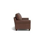 True Custom™ True Custom® Leather Panel Arm Studio Sofa - Image 4