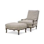 Crafted Cherry Dining by Ben & Erin Napier UPH SIDE CHAIR BLACK FABRIC Chairs & Benches Brown 16