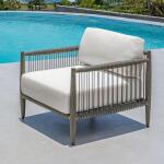 Borneo Outdoor Lounge Chair Outdoor Chairs Cream 30