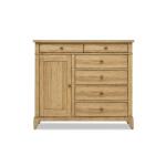 Paradise Valley Credenza & Hutch Office Storage Brown 25