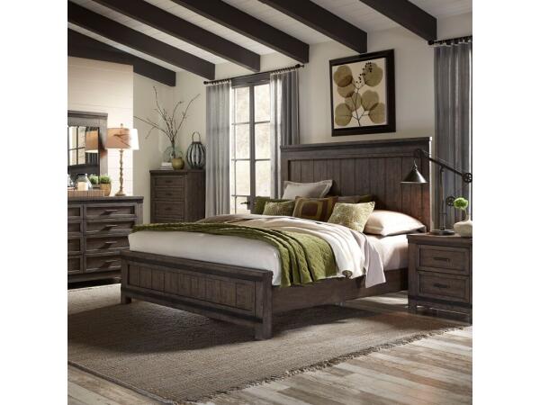 Thornwood Hills King Panel Bed, Dresser & Mirror, Chest, Night Stand Bedroom Sets Bedroom Sets