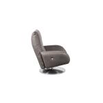 Ranlo Leather Swivel Arm Chair - Image 6