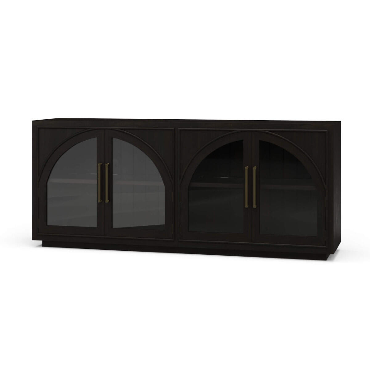 02176fbd2a29e9f2a7e2b0f454468ad9 Vannes 4 Door Sideboard W/ Glass Shelves - Image 1