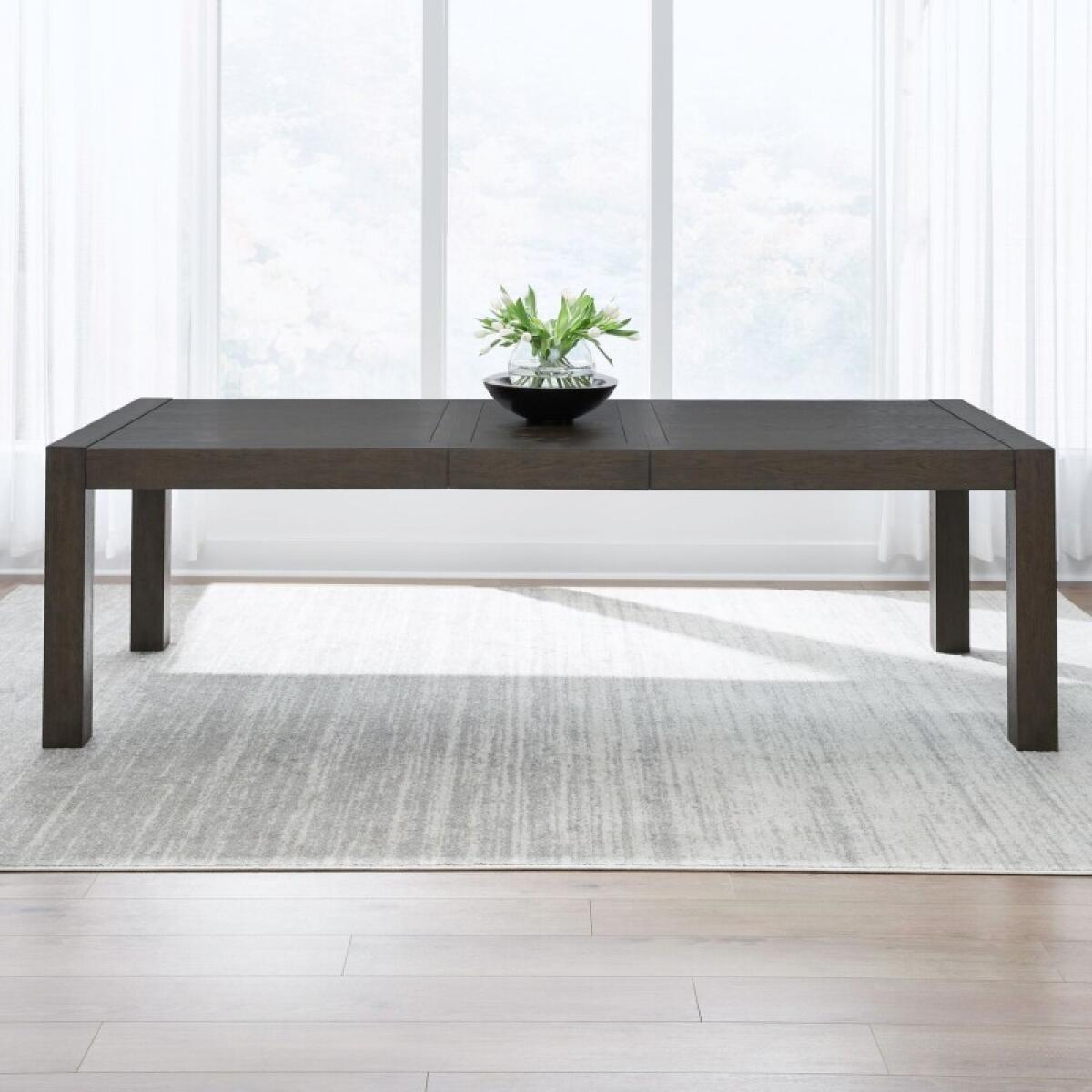 Cascade Falls Rectangular Leg Table Dining Tables Brown 2 Cascade Falls Rectangular Leg Table Dining Tables Brown 2