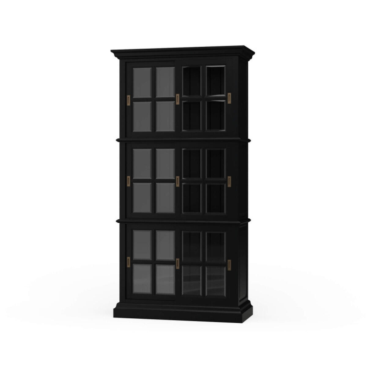 English Bookcase 1 Column Bookcases Batavia Black 2 English Bookcase 1 Column Bookcases Batavia Black 2