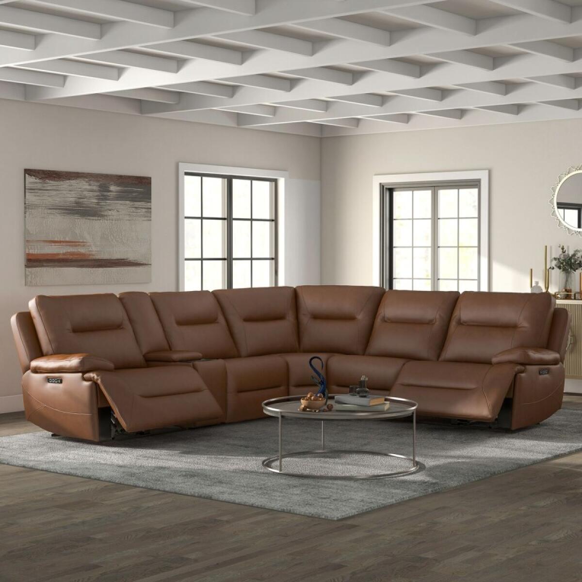 Cameron Corner Wedge – Saddle Sectional Parts Brown 2 Cameron Corner Wedge – Saddle Sectional Parts Brown 2