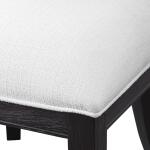 Idris Armless Chair, Charcoal Chairs & Benches Black 18