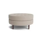 Delway Round Ottoman Ottomans & Poufs Bassett Furniture 7