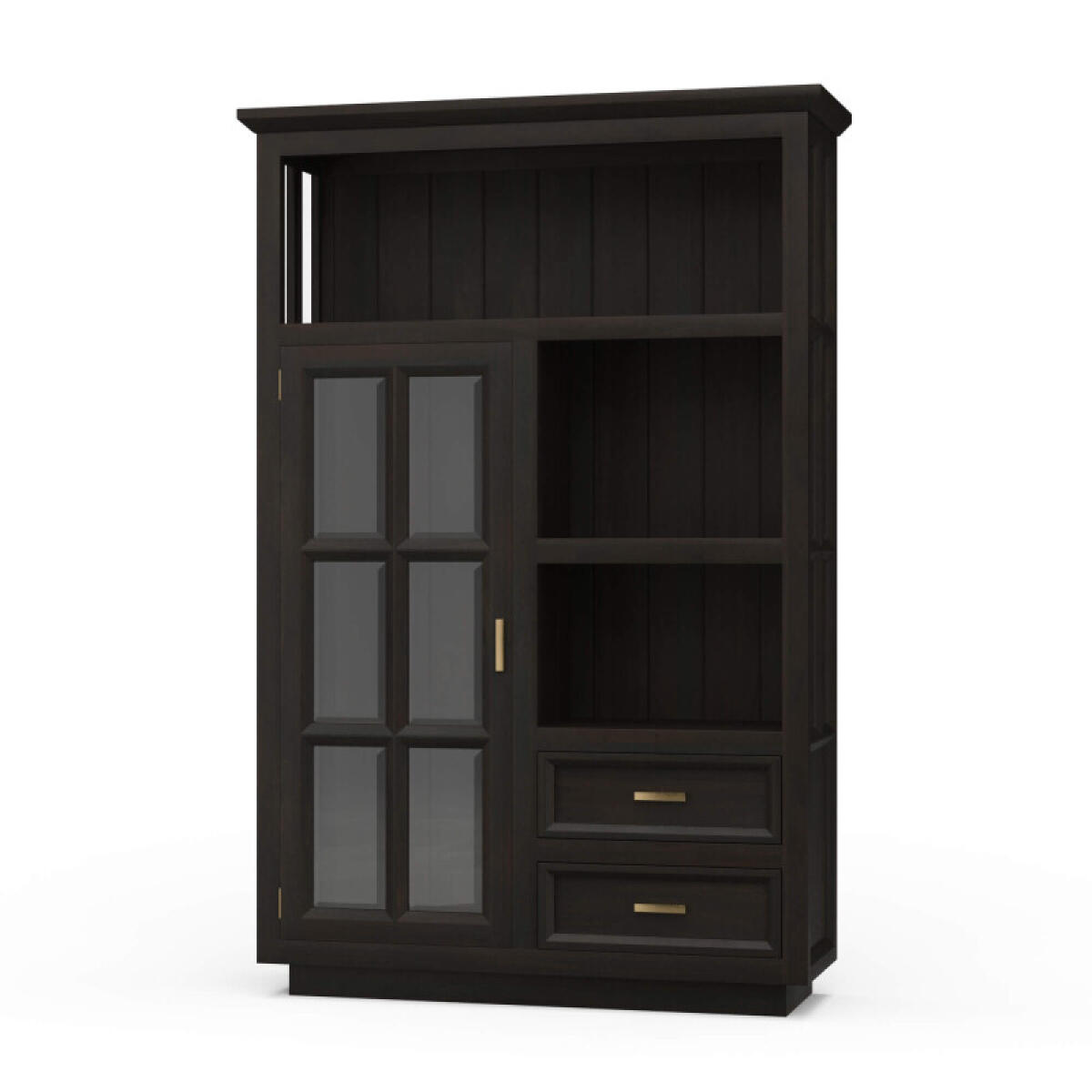 025c7fbbdda4b0ceb11aba74c9db8ae7 Dakota 1 Door Display Cabinet - Image 1