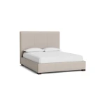 Madison Leather Upholstered Platform Bed