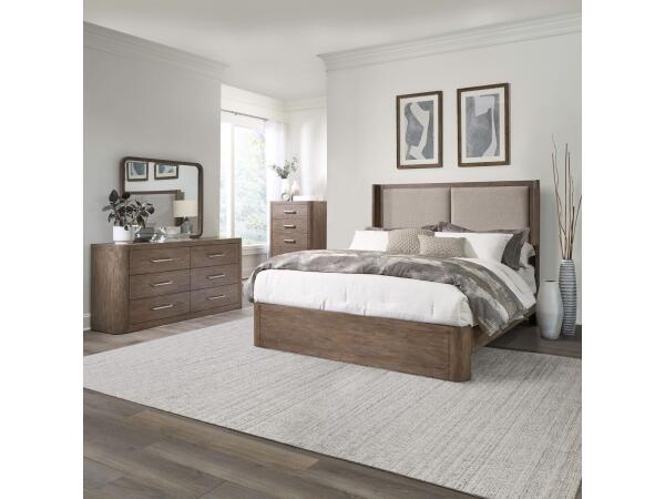 South Bend King California Shelter Bed, Dresser & Mirror, Chest Bedroom Sets Bedroom Sets