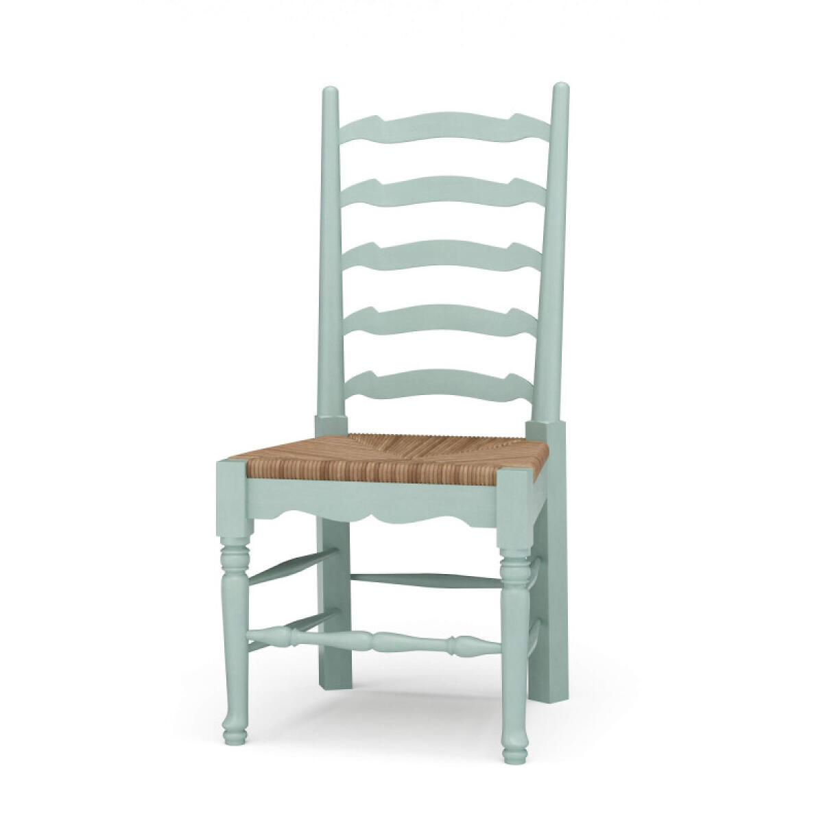 English Ladder-back Dining Chair Chairs & Benches Blue 2 English Ladder-back Dining Chair Chairs & Benches Blue 2