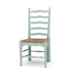English Ladder-back Dining Chair Chairs & Benches Blue 10