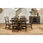 Stormy Ridge Dining Round To Oval Table – STOBL6250 Dining Tables A-America 9