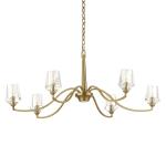 Barcelona, 6 Lt Chandelier Lighting Gold 23