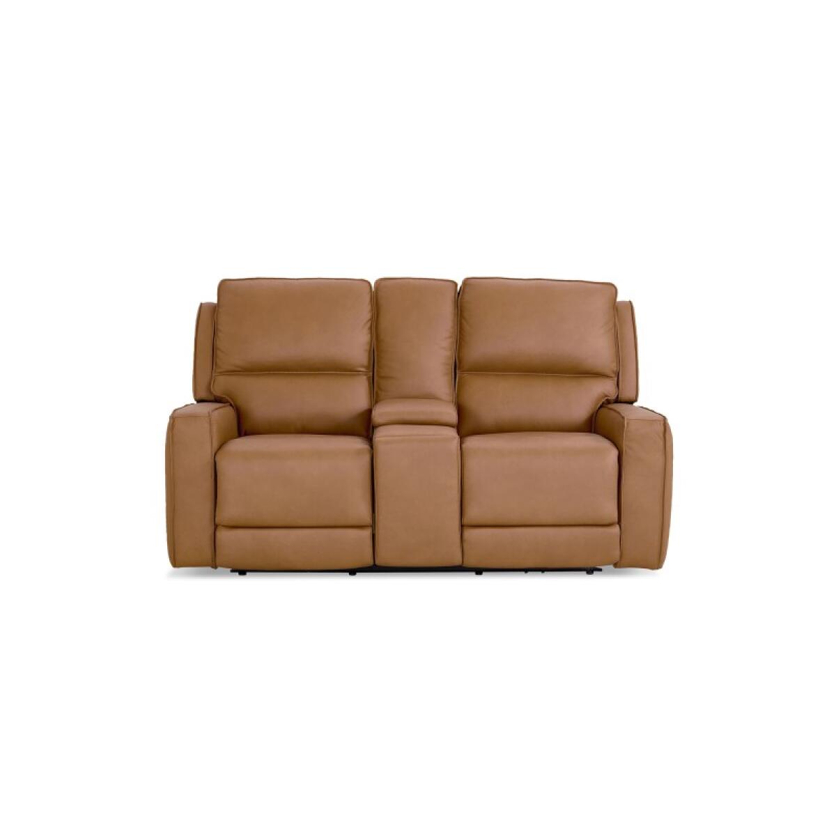 038755b0f711b09cfc158315481e62c3 Raymond Leather Power Reclining Loveseat with Center Console - Image 1