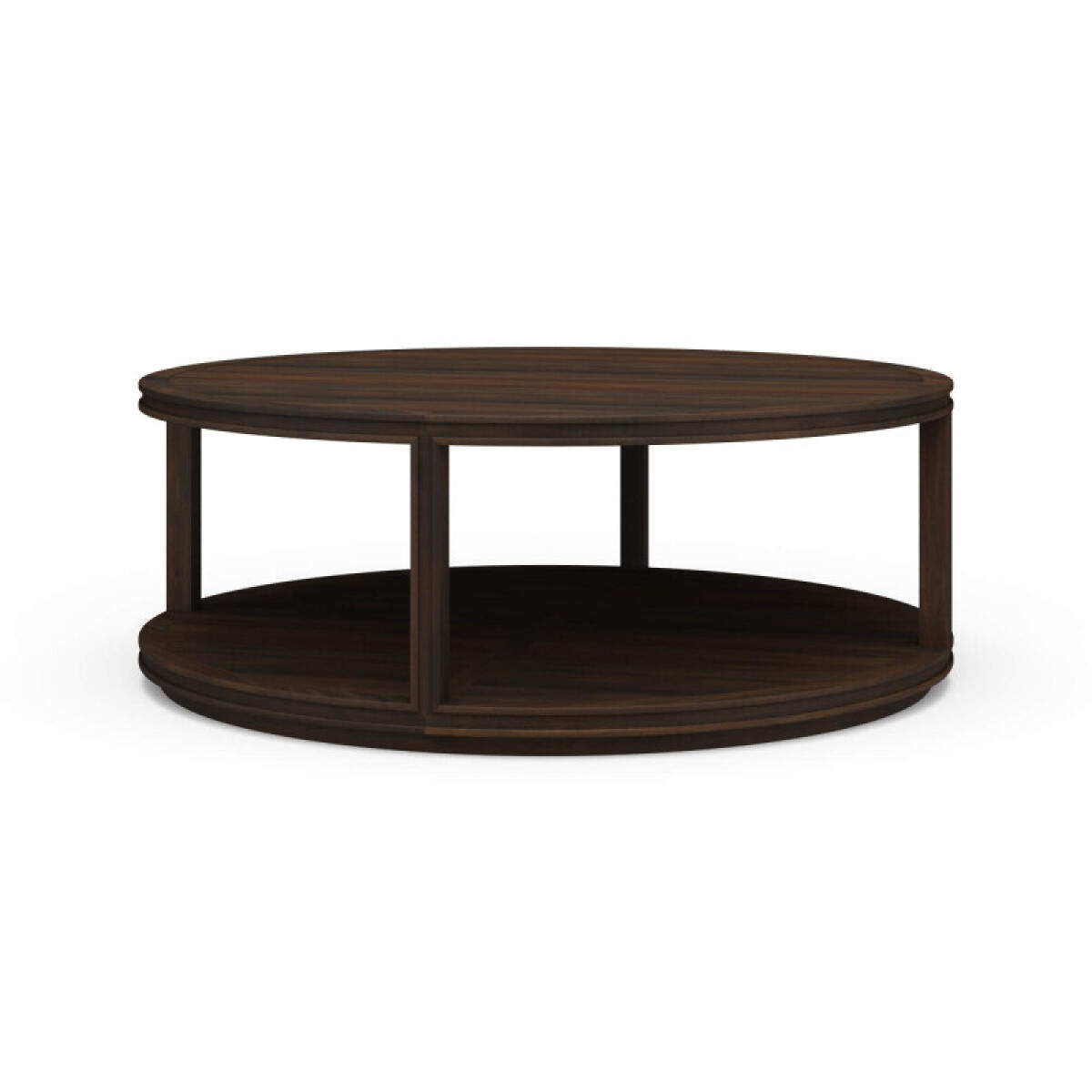 0391061f051880bf5cb635102eb8392d Cohan Round Coffee Table W/ Wood Shelf - Image 1