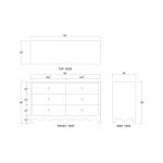 Chloe 6 Drawer Dresser - Image 8