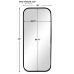 Concord Tall Mirror, Black - Image 7