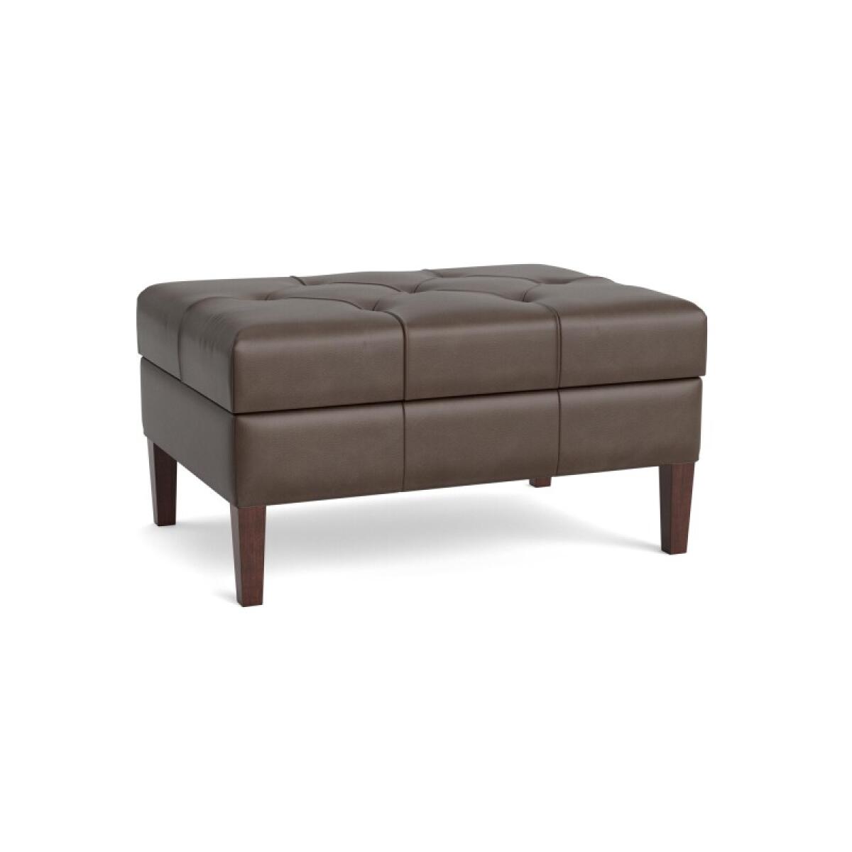 03d095446d07ae6c1bef4eca06e22337 Dover Leather Rectangle Ottoman - Image 1