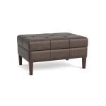 Dover Leather Rectangle Ottoman