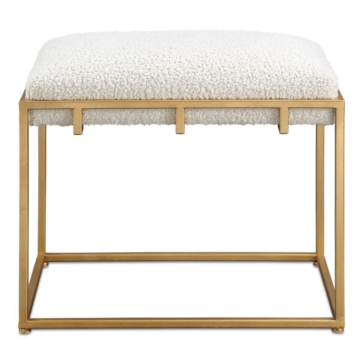 03fcc218825e51358e5b9bfad58be831 Paradox Small Bench, Gold - Image 1