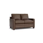 Carolina Leather Track Arm Loveseat - Image 4