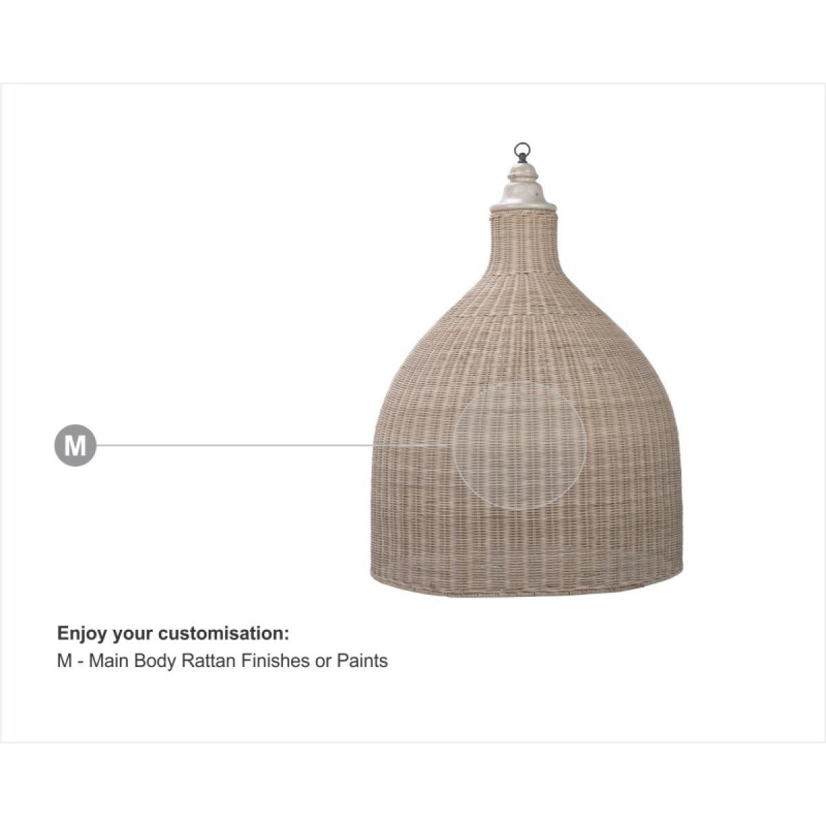 Hampton Rattan Pendant Extra Large Lighting Azure Shiny 2 Hampton Rattan Pendant Extra Large Lighting Azure Shiny 2
