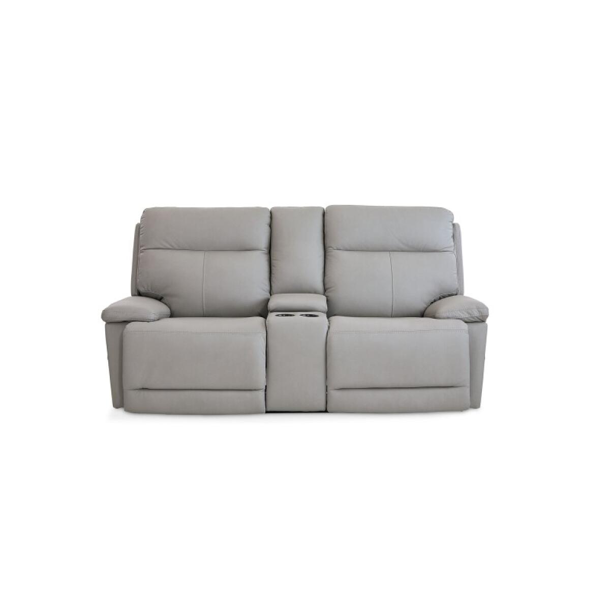 04a49089e051429939ccb190b083e4c3 Fletcher Leather Power Reclining Loveseat with Center Console - Image 1