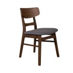 Space Savers Panel Back Side Chair- Grey (RTA) Chairs & Benches Brown 12