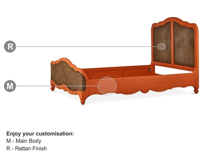 052e8b6a6164f55f09a344df3a0aeb30 Covington Rattan Bed - Image 1