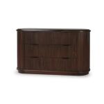 Kraton 3 Drawer Oval Dresser - Image 3