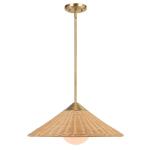Phuvinh, 1 Lt Pendant Lighting Cream 16