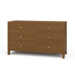Kagu 6 Drawer Dresser W/ Rattan