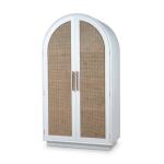 Vannes Wardrobe W/ Rattan Door - Image 4