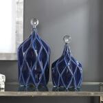 Klara Bottles, Blue, S/2 Accessories Accessories 14