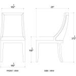 Monarch Rattan Back Dining Chair - Image 8