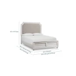 Ventura Upholstered Bed - Image 3