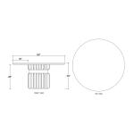 Colorado Round Dining Table - Image 5