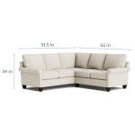 True Custom™ True Custom® Roll Arm L-Shaped Sectional - Image 6