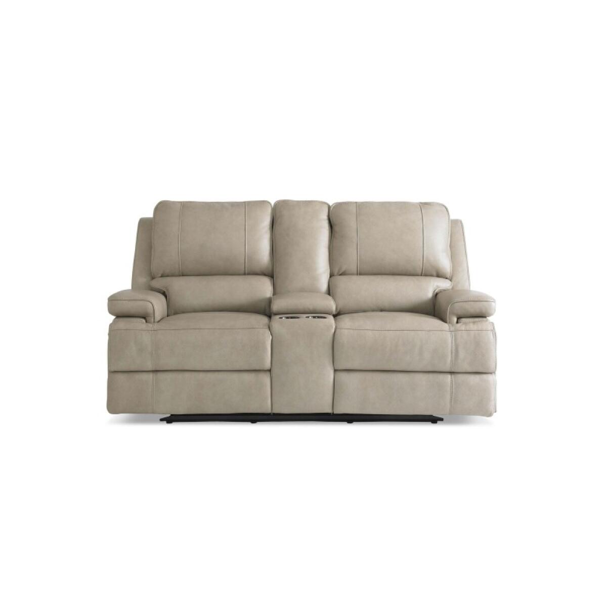Parsons Leather Power Reclining Loveseat with Center Console Sofas Bassett Furniture 2 Parsons Leather Power Reclining Loveseat with Center Console Sofas Bassett Furniture 2