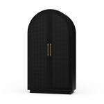 Vannes Wardrobe W/ Rattan Door
