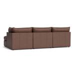 Beckham Leather Modular Chaise Sectional Sofa - Image 6