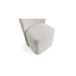 Reed Upholstered Dining Chair with Casters - Image 9