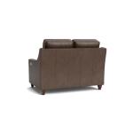Magnificent Motion Leather Slope Arm Reclining Loveseat - Image 6