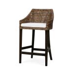 Savanah Rattan Barstool W/ Seat Cushion - Image 5