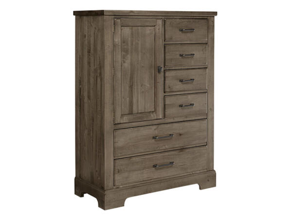 Cool Rustic Standing Chest – 6 Drawers with 1 Door Chests Brown
