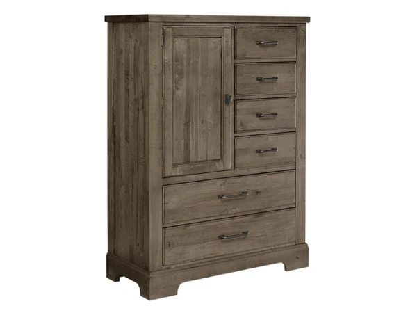 Cool Rustic Standing Chest – 6 Drawers with 1 Door Chests Brown