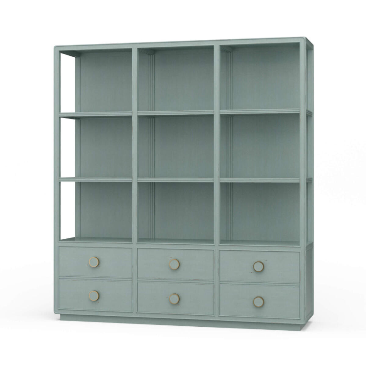 06acb77af31190da79cfdc1f8b840859 Cohan Open Cabinet W/ 6 Drawers - Image 1